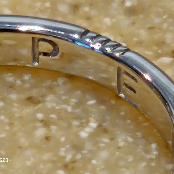 NEW MONICA RICH KOSANN CARPE DIEM SEIZE THE DAY POESY STACKABLE SILVER RING BAND - Picture 8 of 10